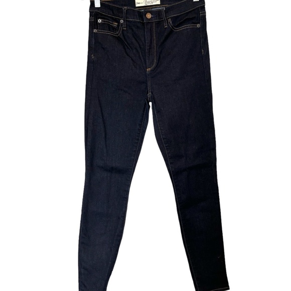 GAP True Skinny High Rise Jeans Size 27R Dark Wash NWOT - Picture 4 of 8